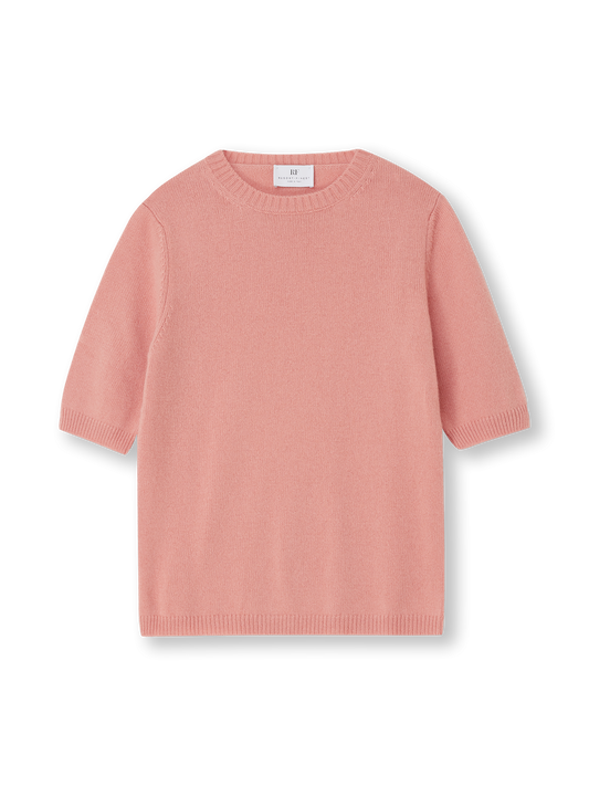 Knitted Tee | Cashmere | blush