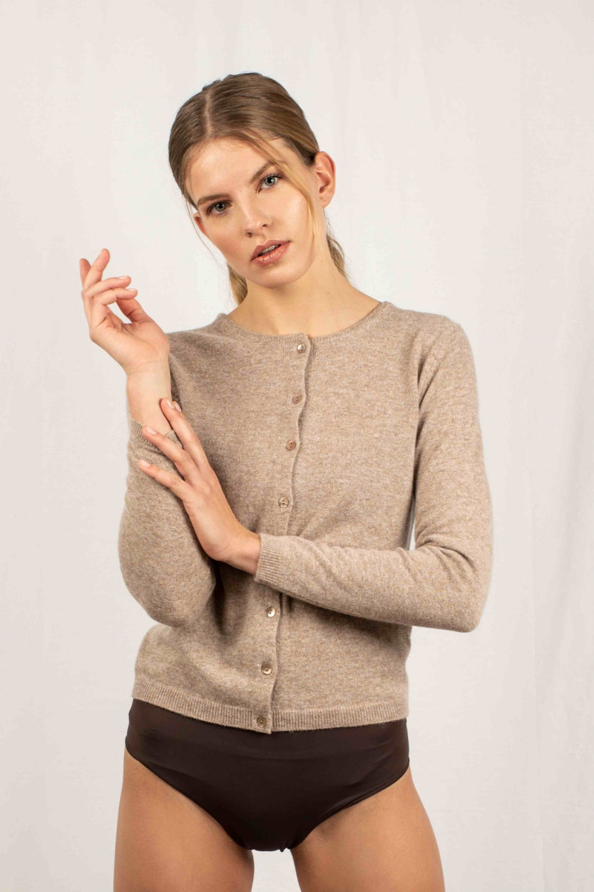 Lucca Cardigan | taupe